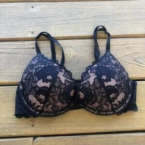 Victoria's Secret Very Sexy Black Push-Up Lace Bra